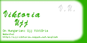 viktoria ujj business card